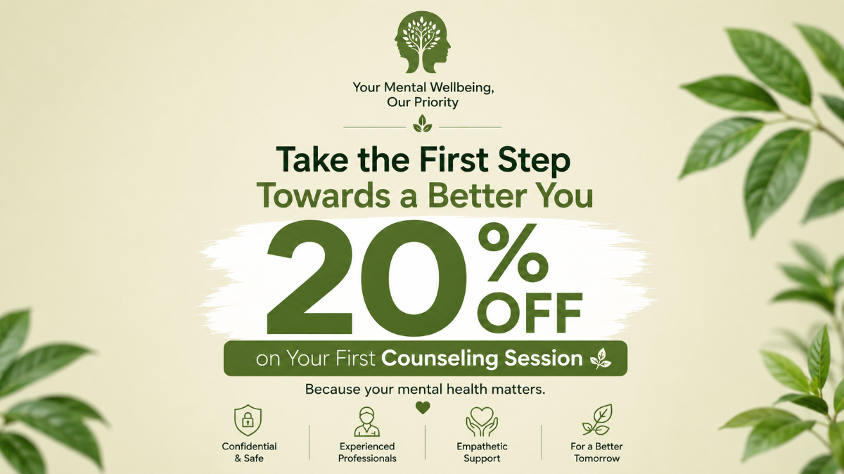 20% OFF on Your First Counseling Session